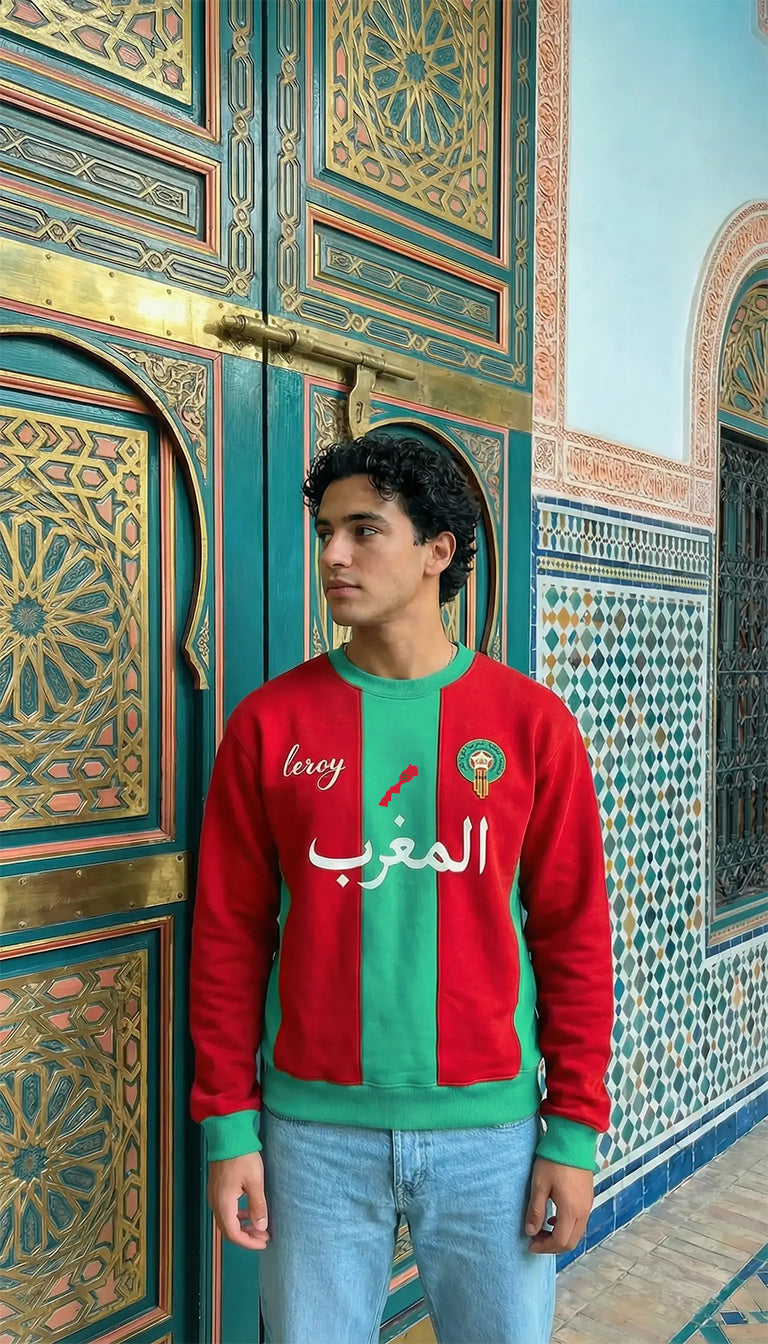Sweatshirt "Héritage Maroc" -  Unisexe